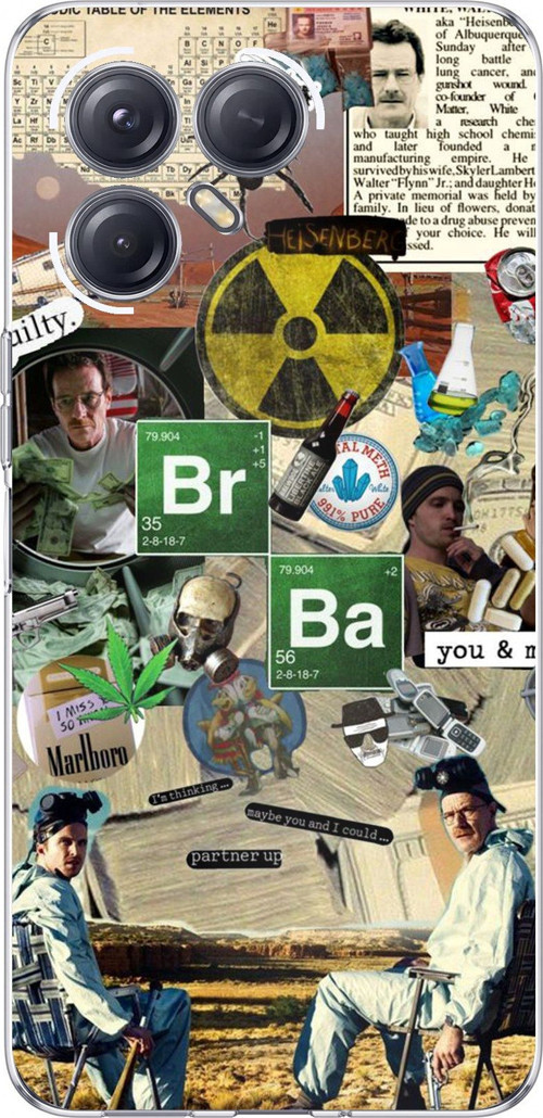 Tecno Pova 7 ULTRA 5G Uyumlu Breaking Bad Kolaj Baskılı Silikon Kılıf