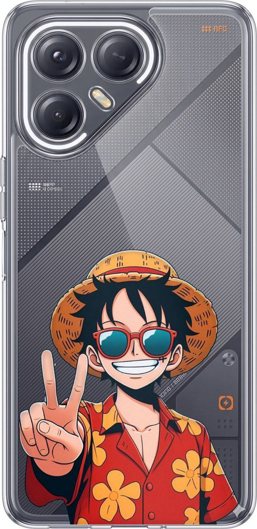 Tecno Pova 7 ULTRA 5G Uyumlu Monkey D. Luffy Tasarımlı Baskılı Silikon Kılıf
