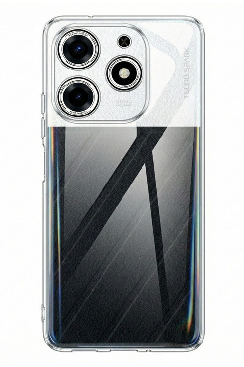 Tecno Spark 10 Pro Uyumlu Şeffaf Silikon Kılıf