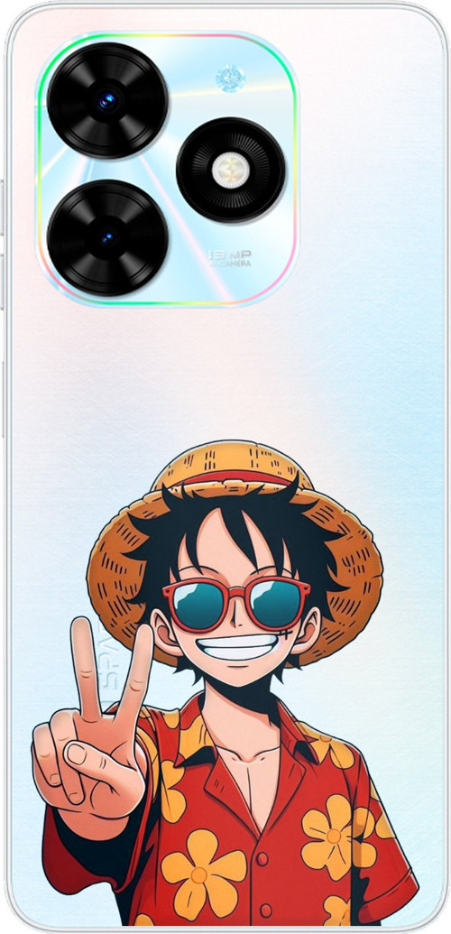 Tecno Spark 20-20C Uyumlu Monkey D. Luffy Tasarımlı Baskılı Silikon Kılıf