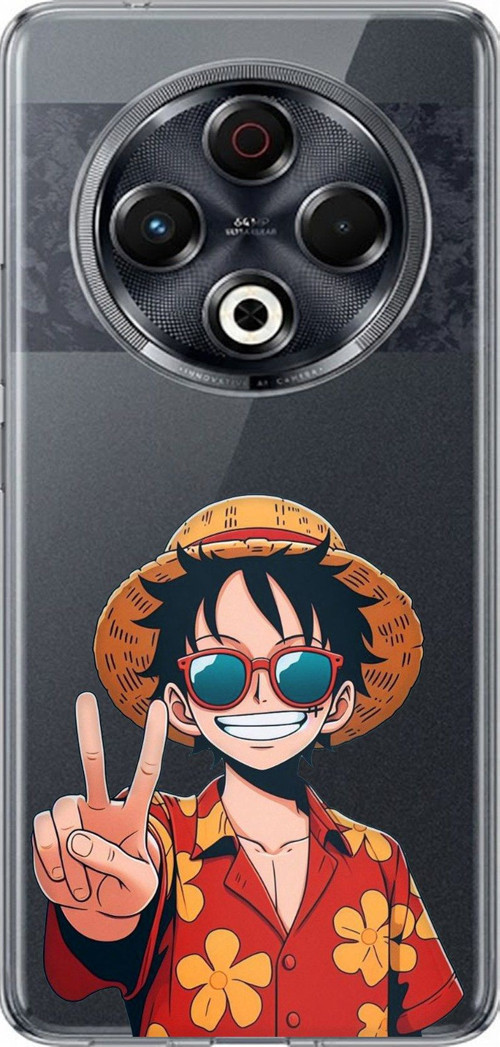 Tecno Spark 30 Uyumlu Monkey D. Luffy Tasarımlı Baskılı Silikon Kılıf