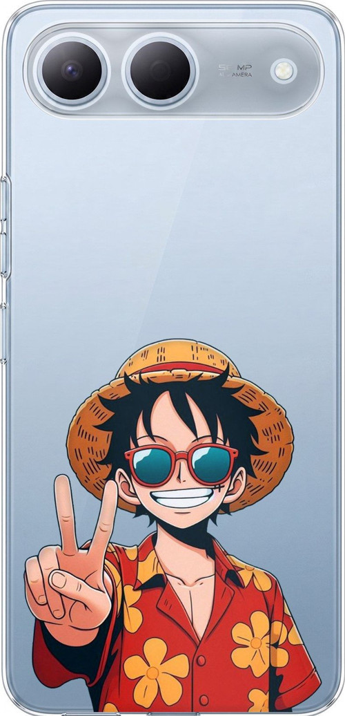 Tecno Spark 40 5G Uyumlu Monkey D. Luffy Tasarımlı Baskılı Silikon Kılıf