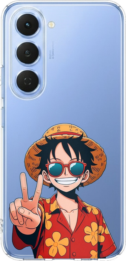 Tecno Spark 40 Pro Uyumlu Monkey D. Luffy Tasarımlı Baskılı Silikon Kılıf