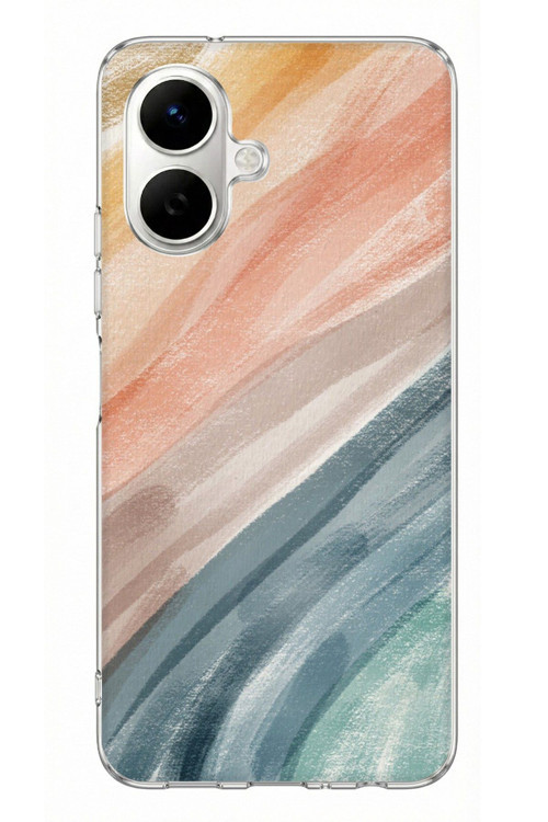 Tecno Spark Go 2 Uyumlu Modern Renk Paleti Baskılı Silikon Kılıf