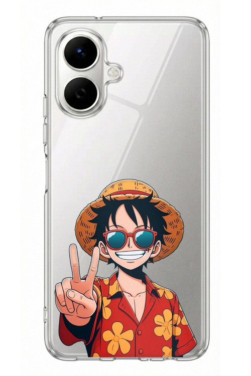 Tecno Spark Go 2 Uyumlu Monkey D. Luffy Tasarımlı Baskılı Silikon Kılıf
