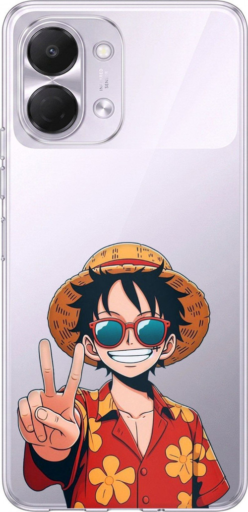 Tecno Spark GO 3 Uyumlu Monkey D. Luffy Tasarımlı Baskılı Silikon Kılıf