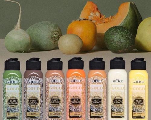 Multi Surface Akrilik Boya 140 ml x 7 Renk Set Balkabağı