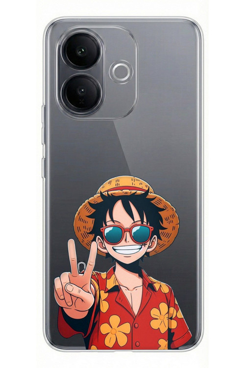 Vivo V60 Lite Uyumlu Monkey D. Luffy Tasarımlı Baskılı Silikon Kılıf