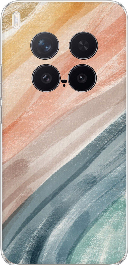 Vivo X300 Pro Uyumlu Modern Renk Paleti Baskılı Silikon Kılıf