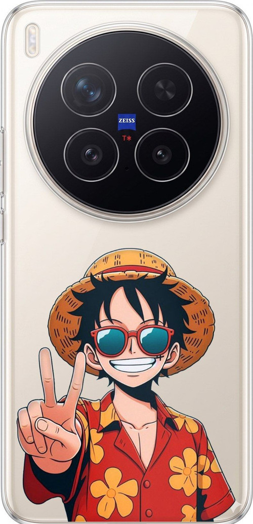 Vivo X300 Pro Uyumlu Monkey D. Luffy Tasarımlı Baskılı Silikon Kılıf