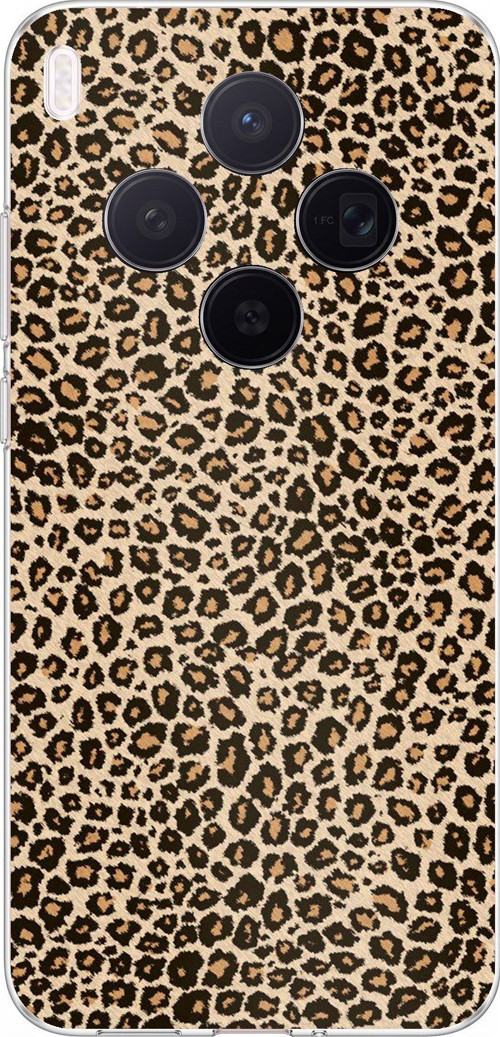 Vivo X300 Uyumlu Leopar Tasarımlı Baskılı Silikon Kılıf