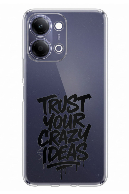 Vivo Y11D / Y05 4G Uyumlu Crazy Trust Baskılı Silikon Kılıf