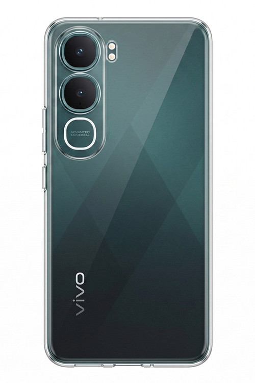 Vivo Y31 5G Uyumlu Şeffaf Silikon Kılıf