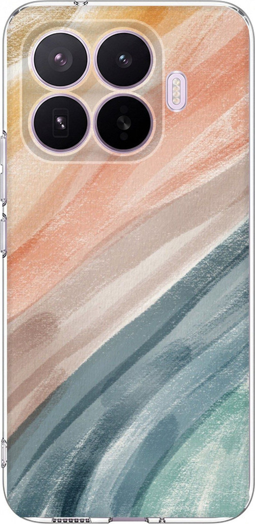 Xiaomi 17T Pro Uyumlu Modern Renk Paleti Baskılı Silikon Kılıf