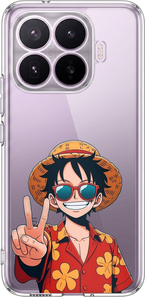 Xiaomi 17T Pro Uyumlu Monkey D. Luffy Tasarımlı Baskılı Silikon Kılıf