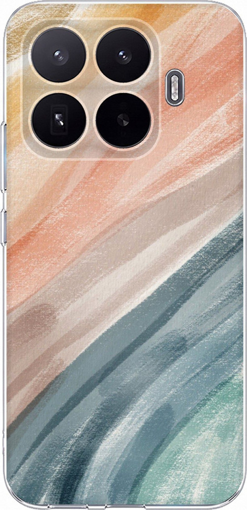 Xiaomi 17T Uyumlu Modern Renk Paleti Baskılı Silikon Kılıf