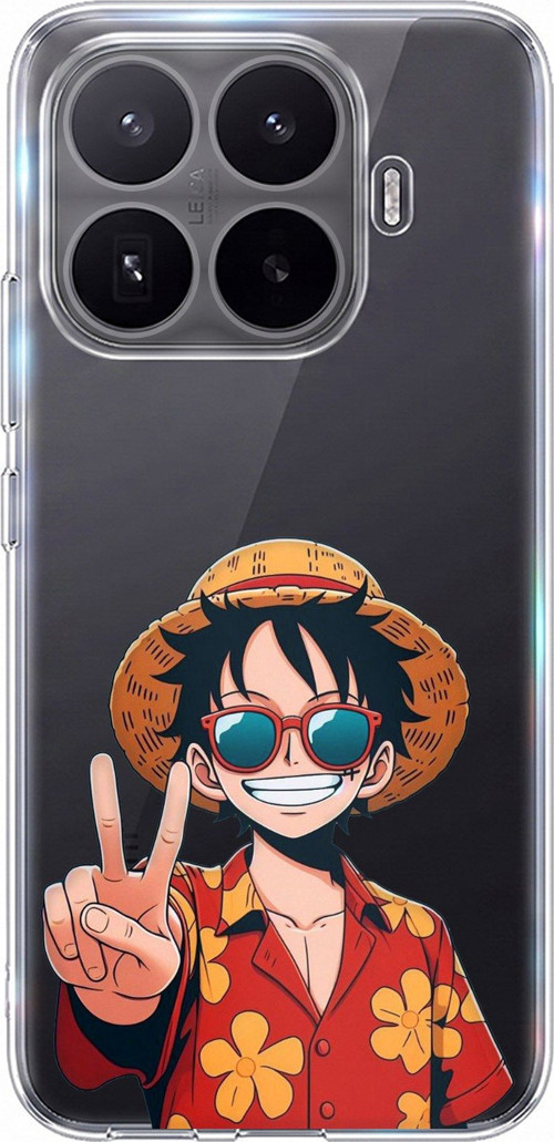 Xiaomi 17T Uyumlu Monkey D. Luffy Tasarımlı Baskılı Silikon Kılıf