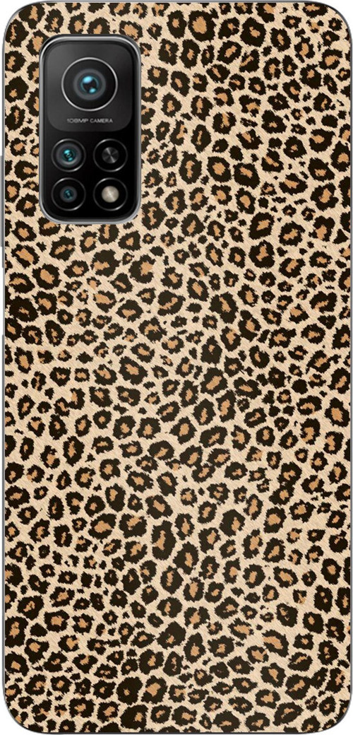 Xiaomi Mi 10T-10T PRO Uyumlu Leopar Tasarımlı Baskılı Silikon Kılıf