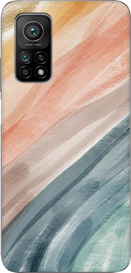 Xiaomi Mi 10T-10T PRO Uyumlu Modern Renk Paleti Baskılı Silikon Kılıf