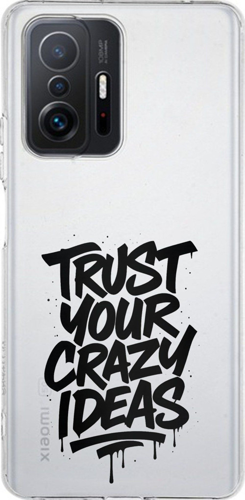 Xiaomi Mi 11T-11T PRO Uyumlu Crazy Trust Baskılı Silikon Kılıf