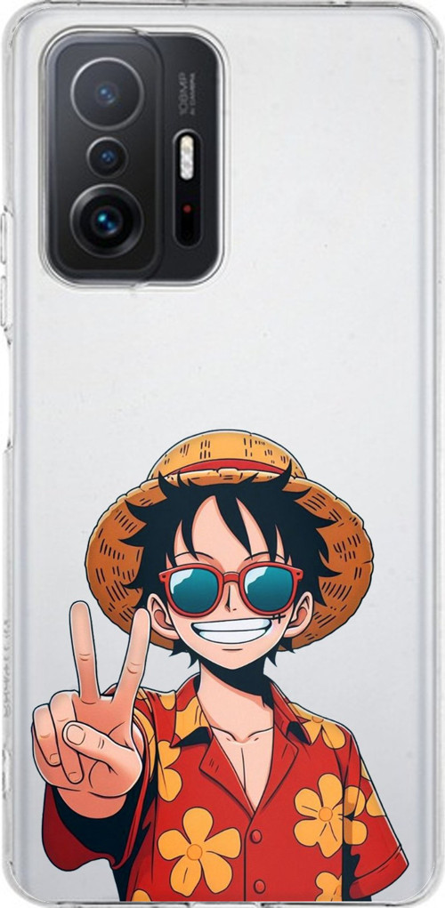 Xiaomi Mi 11T-11T PRO Uyumlu Monkey D. Luffy Tasarımlı Baskılı Silikon Kılıf