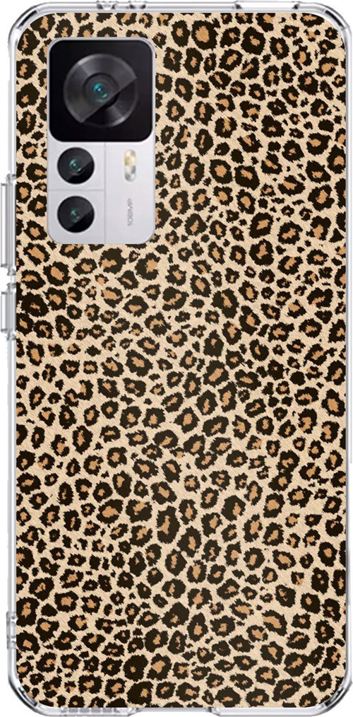 Xiaomi Mi 12T-12T PRO Uyumlu Leopar Tasarımlı Baskılı Silikon Kılıf