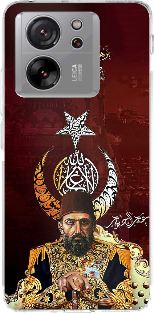 Xiaomi Mi 13T-13T PRO Uyumlu Abdülhamid Han Baskılı Silikon Kılıf