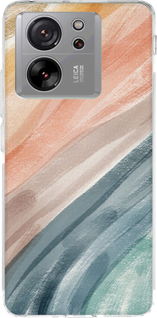 Xiaomi Mi 13T-13T PRO Uyumlu Modern Renk Paleti Baskılı Silikon Kılıf