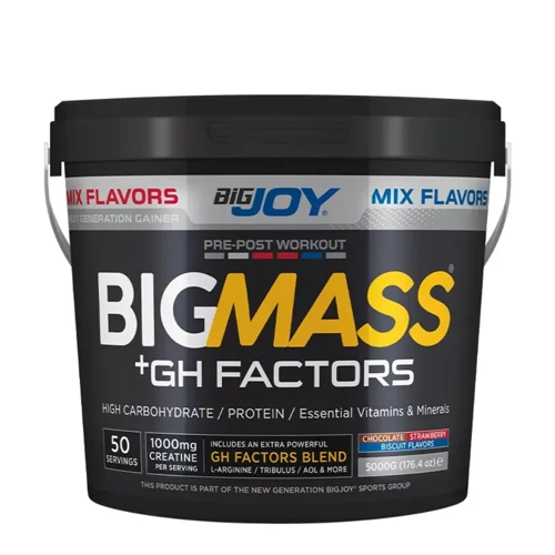 Bigjoy BIGMASS Gainer GH FACTORS 5000g Mix Aroma