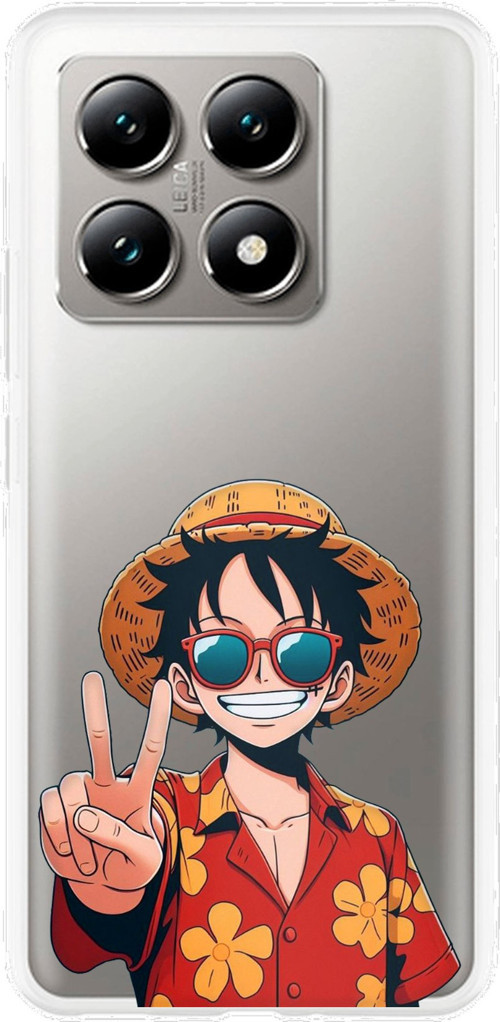 Xiaomi Mi 14T Uyumlu Monkey D. Luffy Tasarımlı Baskılı Silikon Kılıf