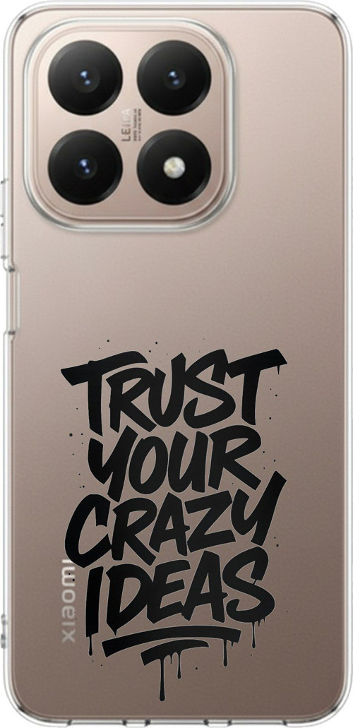 Xiaomi Mi 15T PRO Uyumlu Crazy Trust Baskılı Silikon Kılıf