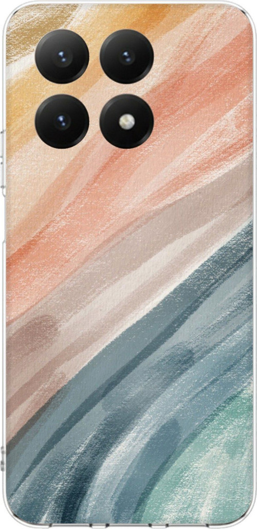 Xiaomi Mi 15T PRO Uyumlu Modern Renk Paleti Baskılı Silikon Kılıf