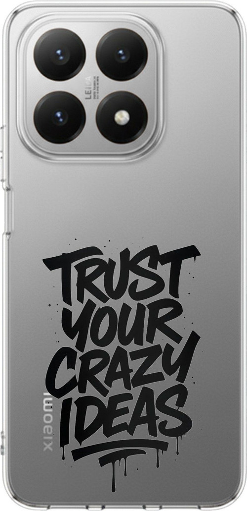 Xiaomi Mi 15T Uyumlu Crazy Trust Baskılı Silikon Kılıf