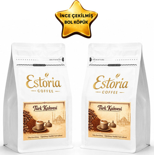 Türk Kahvesi 2x250g ( Öğütülmüş Kahve ) 500g