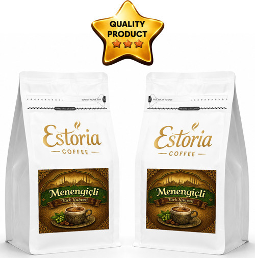Menengiçli Türk Kahvesi 500g ( 2x250g) | Kafeinsiz | Geleneksel Gaziantep Lezzeti | Öğütülmüş