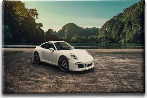 Porsche Dekoratif Kanvas Duvar Tablosu