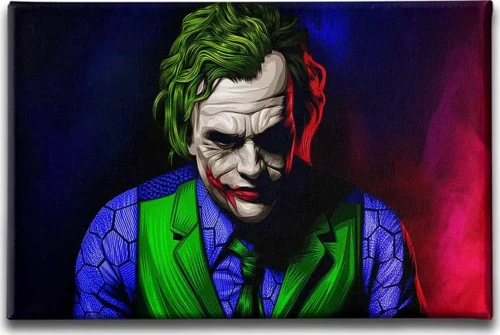 Joker Dekoratif Kanvas Duvar Tablosu
