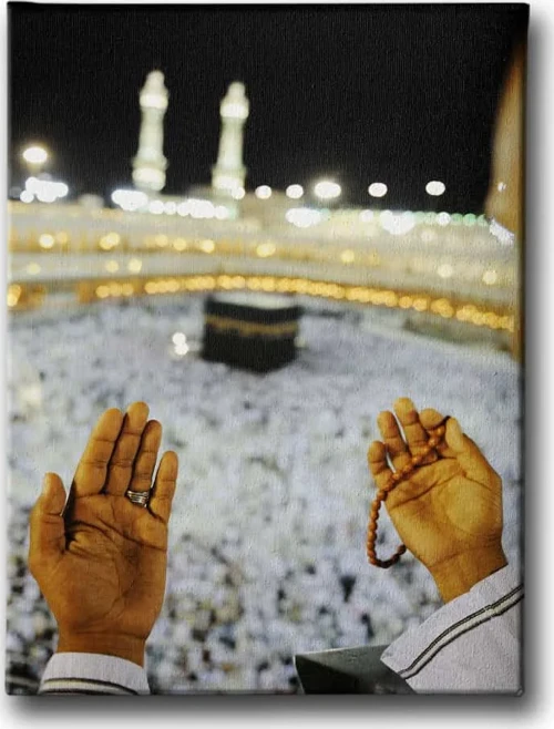 Kabe Dua Dekoratif Kanvas Duvar Tablosu