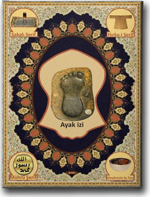Kutsal Emanetler Dekoratif Kanvas Duvar Tablosu