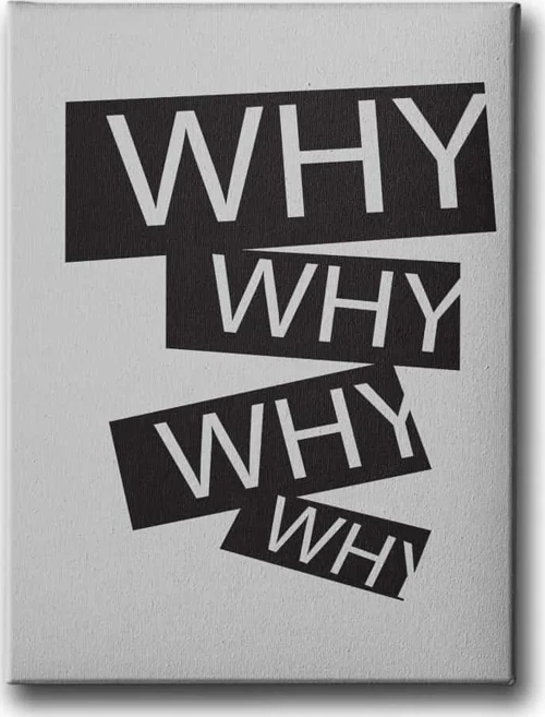 Why Dekoratif Kanvas Duvar Tablosu