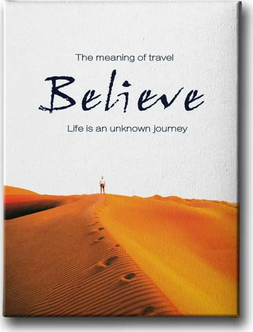 Believe Dekoratif Kanvas Duvar Tablosu
