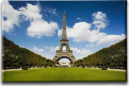 Paris Eyfel Kulesi Dekoratif Kanvas Duvar Tablosu
