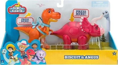 Dino Ranch Delüks Figür Paketi - Biscuit Ve Angus