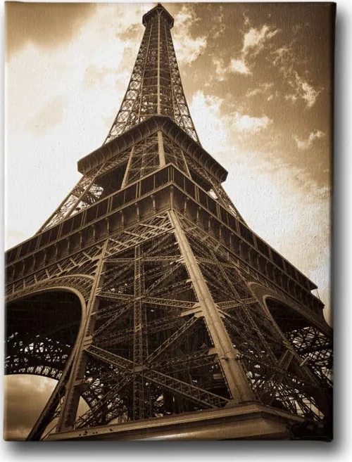 Paris Eyfel Kulesi Dekoratif Kanvas Duvar Tablosu