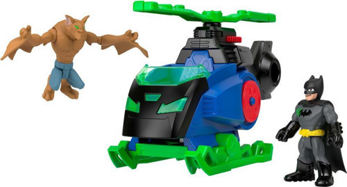 Imaginext DC Super Friends Batcopter ve Man-Bat Oyun Seti JML97