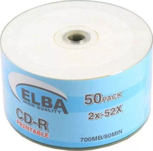 CD R 80 DK / 700 MB 52x 2x 50 Lİ Printable