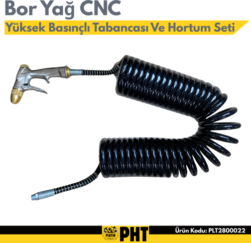 PHT Bor Yağ CNC Yüksek Basınçlı Temizlik Tabancası Ve Hortumu Set PLT2800022