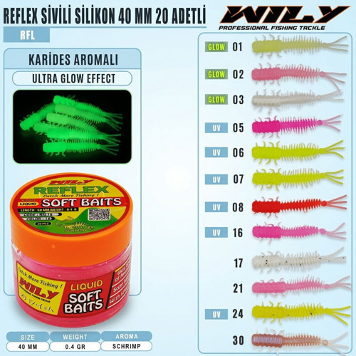 Reflex 40 Mm 0,4 Gr Color:08 Pcs:20