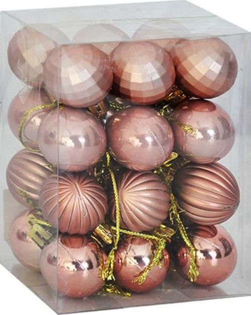 Lüks Ağaç Süsü 4 cm Bronz