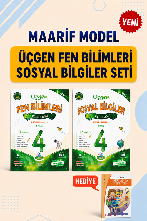 4.Sınıf Beceri Temelli FEN Bilimleri + SOSYAL Bilgiler + Oku Anla Pekiştir
